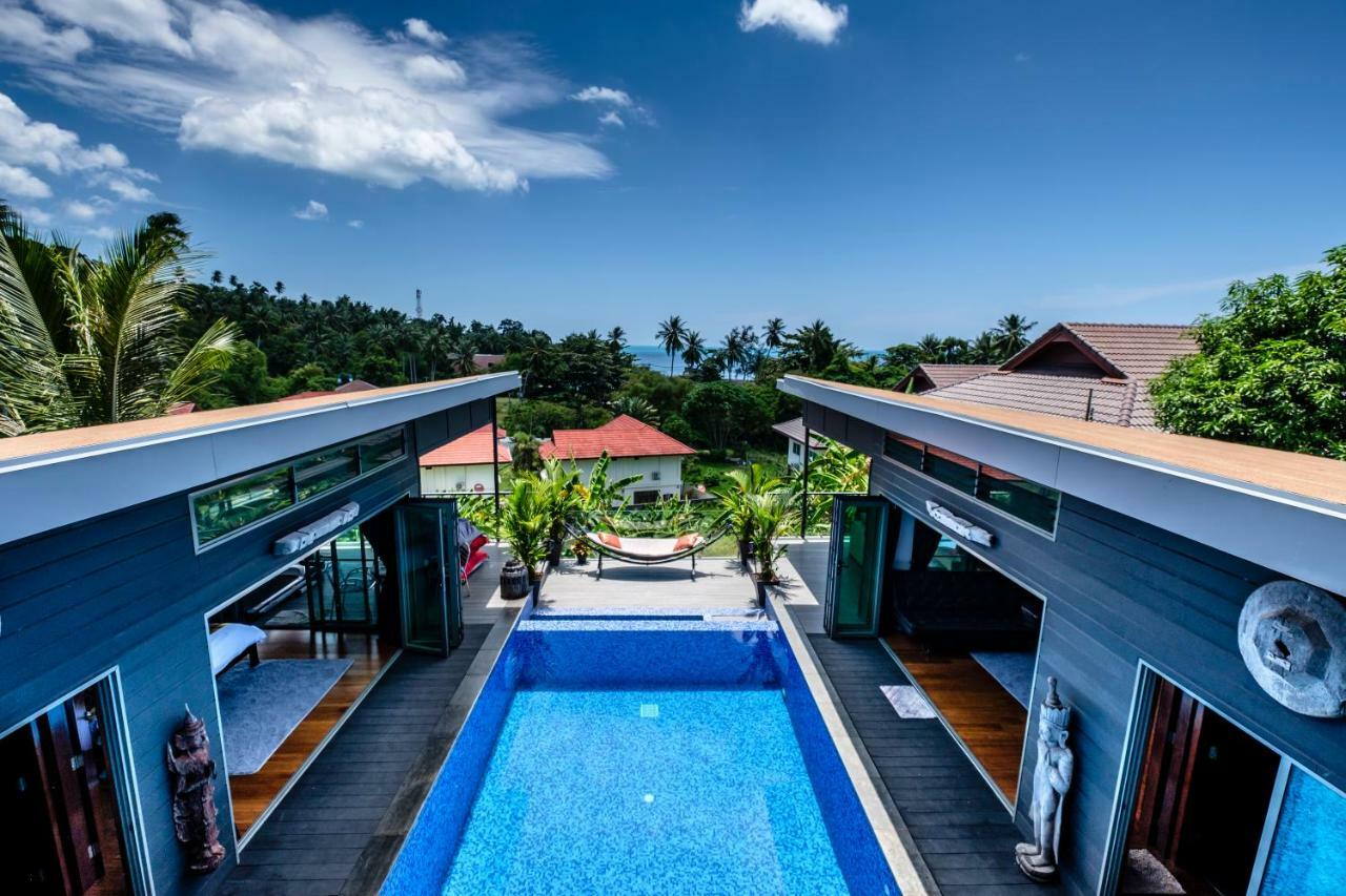 Stunning Villa With Ocean Views And Free Car Lamai Beach  ภายนอก รูปภาพ