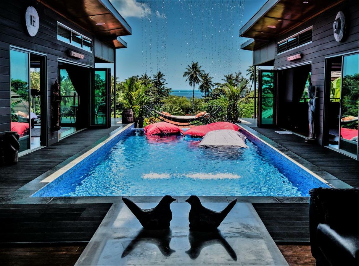 Stunning Villa With Ocean Views And Free Car Lamai Beach  ภายนอก รูปภาพ