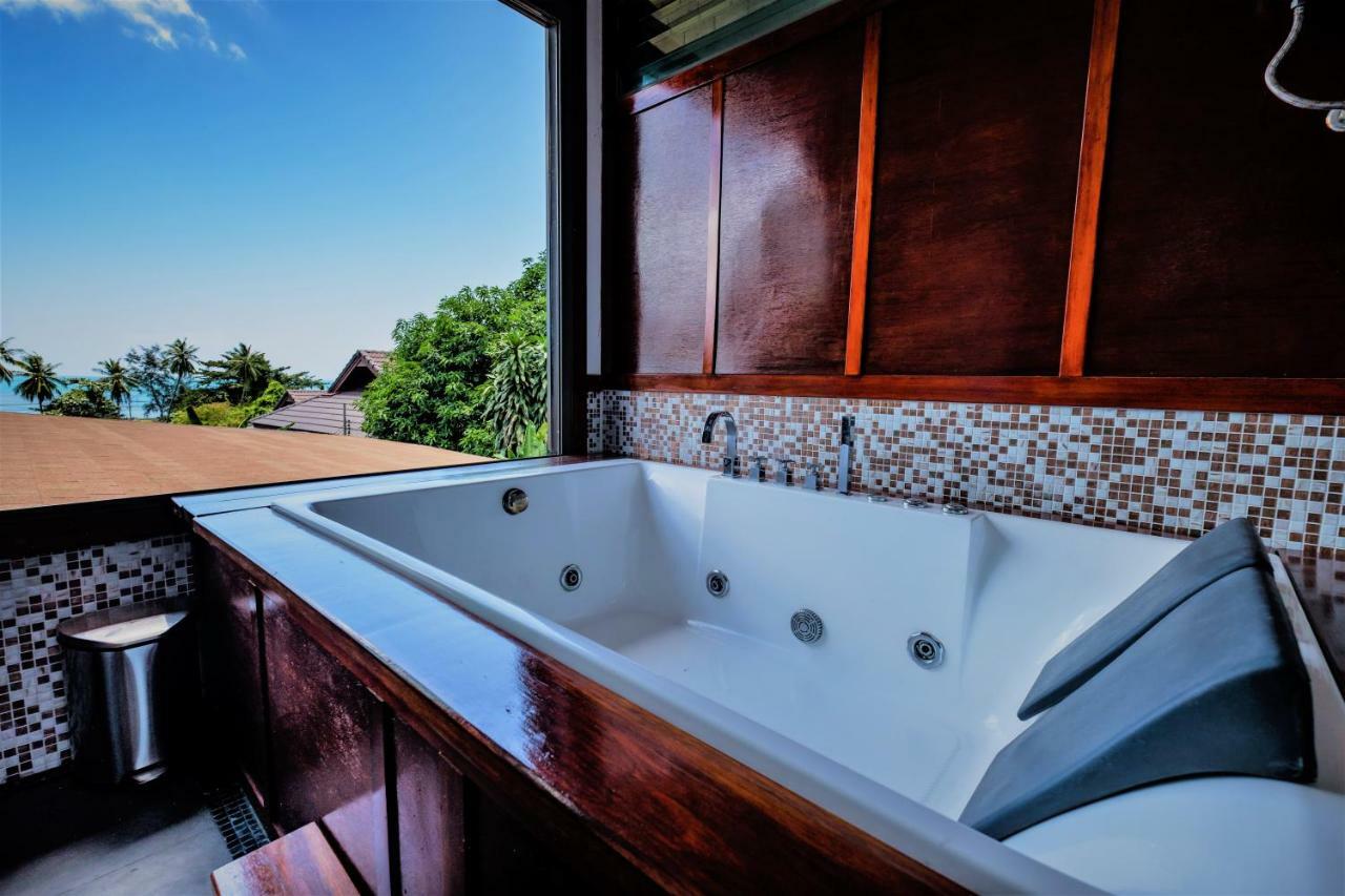 Stunning Villa With Ocean Views And Free Car Lamai Beach  ภายนอก รูปภาพ