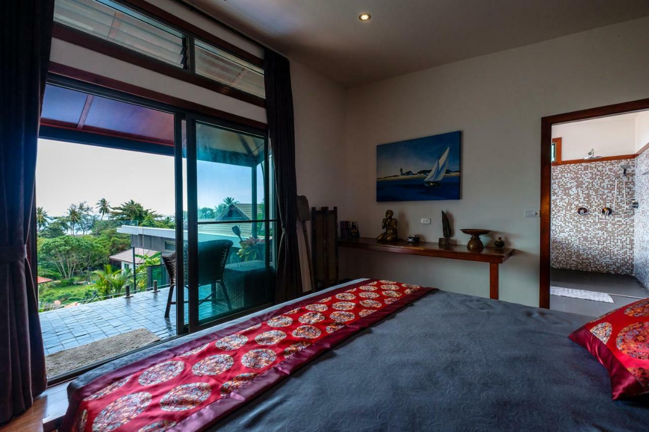 Stunning Villa With Ocean Views And Free Car Lamai Beach  ภายนอก รูปภาพ