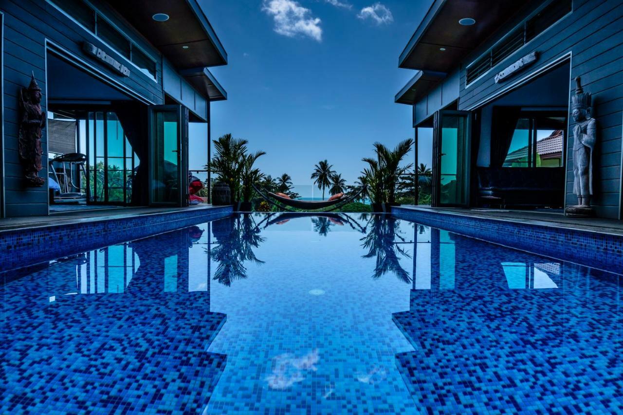Stunning Villa With Ocean Views And Free Car Lamai Beach  ภายนอก รูปภาพ