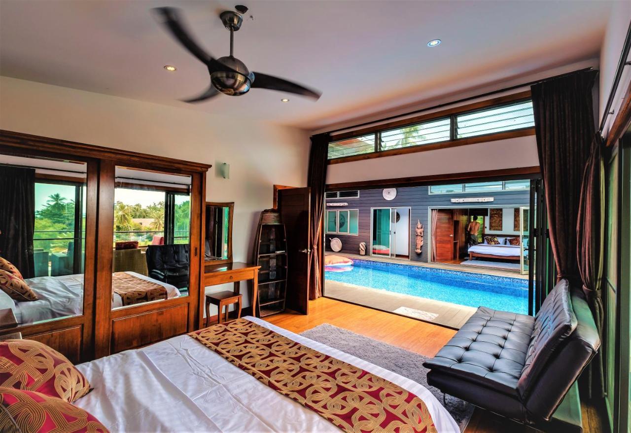 Stunning Villa With Ocean Views And Free Car Lamai Beach  ภายนอก รูปภาพ